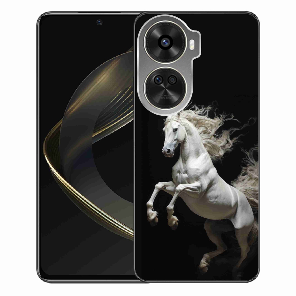 Gél borítás mmCase a Huawei Nova 12 SE-hez - fehér ló 4