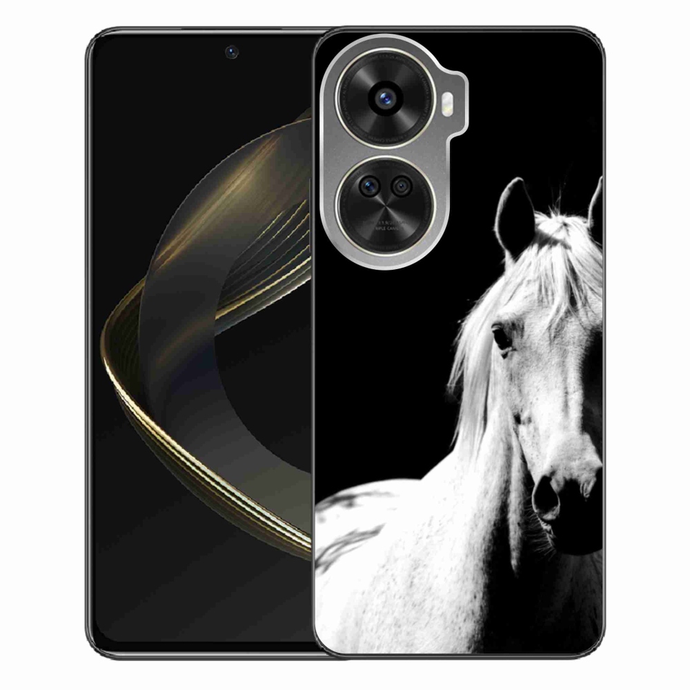 Gél borítás mmCase a Huawei Nova 12 SE-hez - fehér ló 5