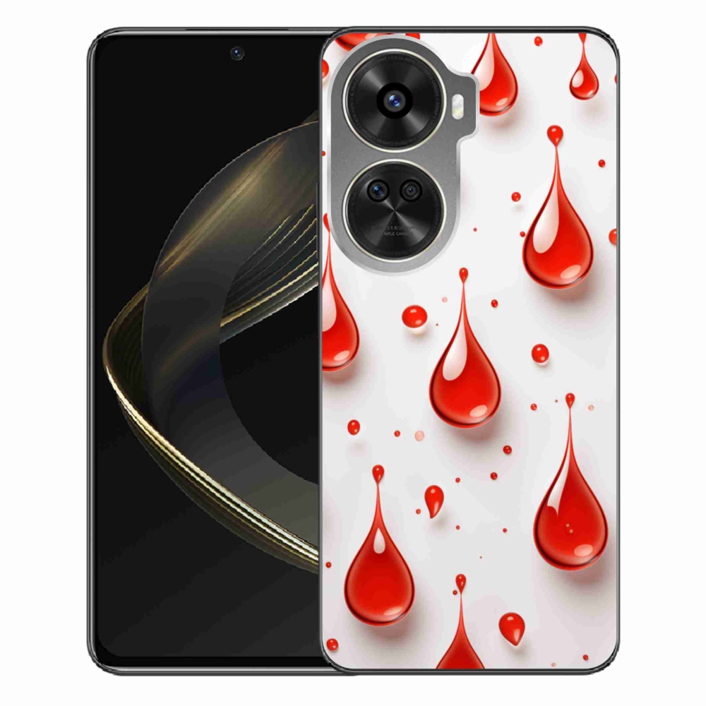 Gél borítás mmCase a Huawei Nova 12 SE-hez - piros cseppek