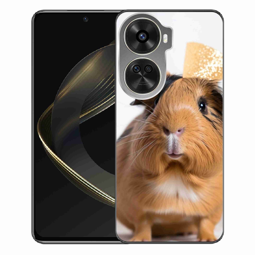 Zselés borítás mmCase a Huawei Nova 12 SE-hez - barna tengerimalac