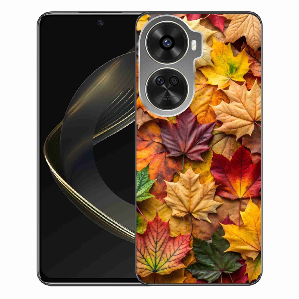Gél borítás mmCase a Huawei Nova 12 SE-hez - juharlevelek 2