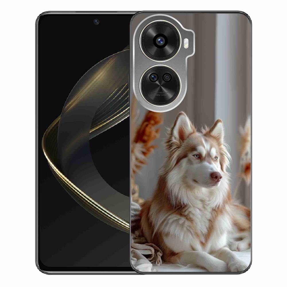 Gél borítás mmCase a Huawei Nova 12 SE számára - csendes szibériai husky