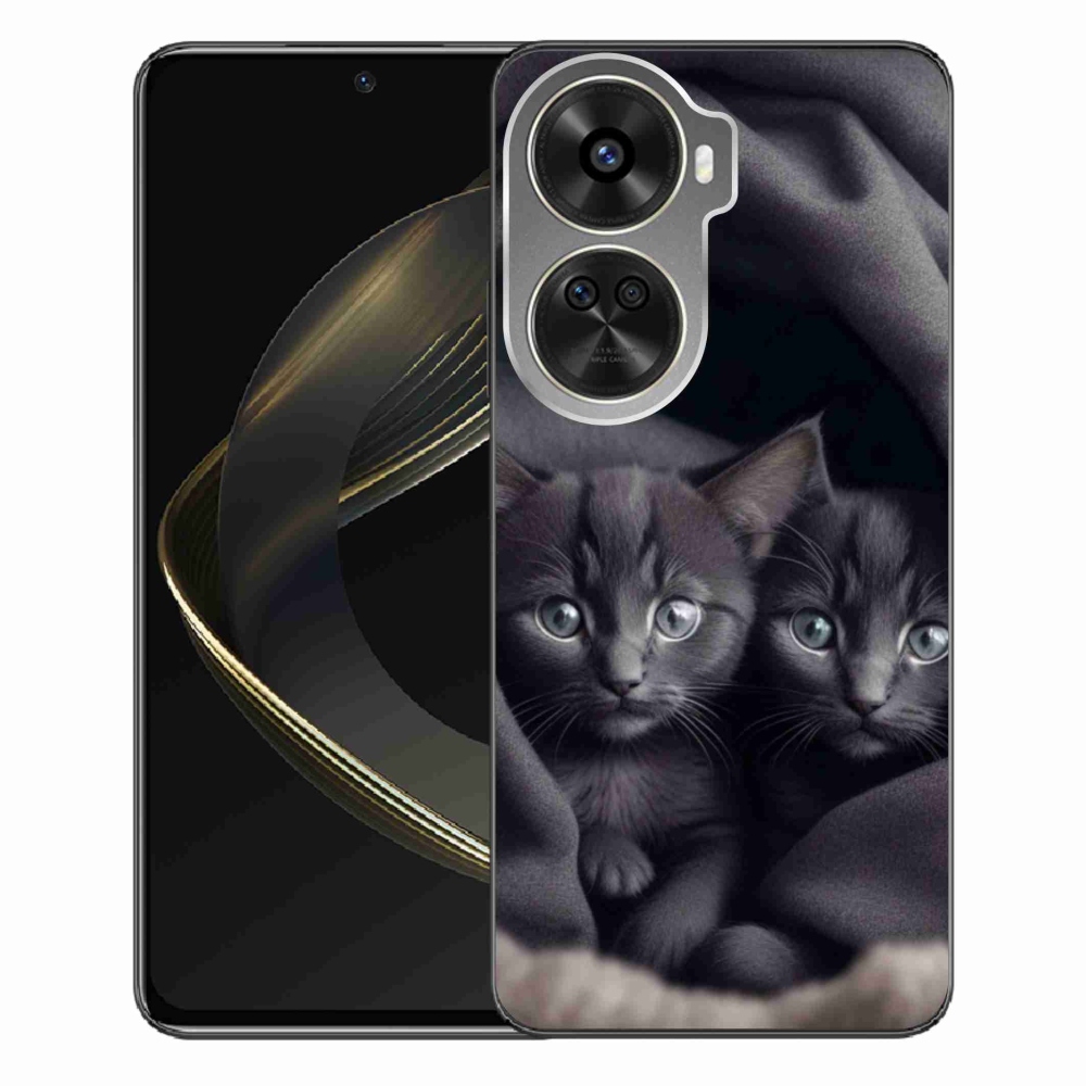 Gél borítás mmCase a Huawei Nova 12 SE számára - cat duo