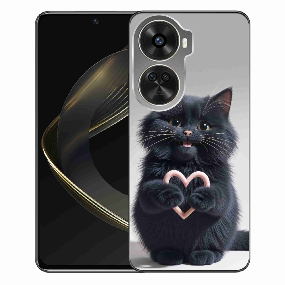Gél borítás mmCase a Huawei Nova 12 SE-hez - macskaszerelem 3