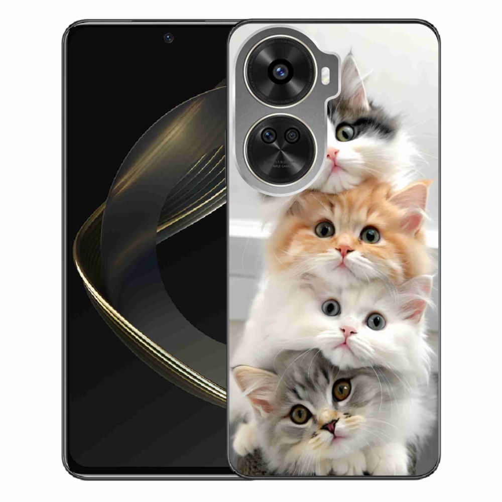 Zselés borítás mmCase a Huawei Nova 12 SE-hez - cat group