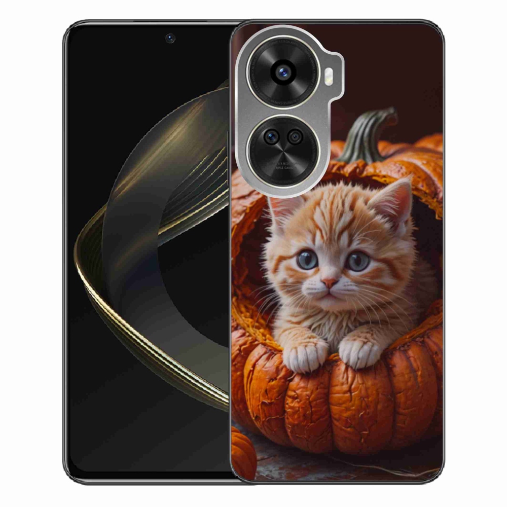 Gél borítás mmCase a Huawei Nova 12 SE-hez - cica és tök 2