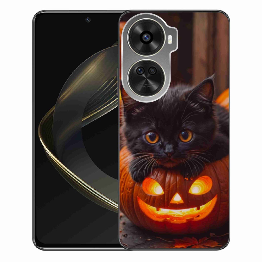 Gél borítás mmCase a Huawei Nova 12 SE számára - cica és tök