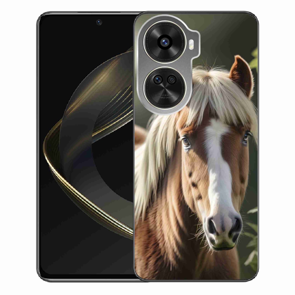 Gél borítás mmCase a Huawei Nova 12 SE-hez - ló könnyű sörénnyel