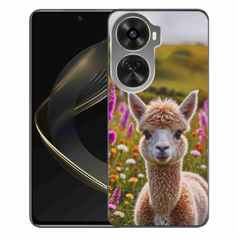 Gél borítás mmCase a Huawei Nova 12 SE számára - láma a réten