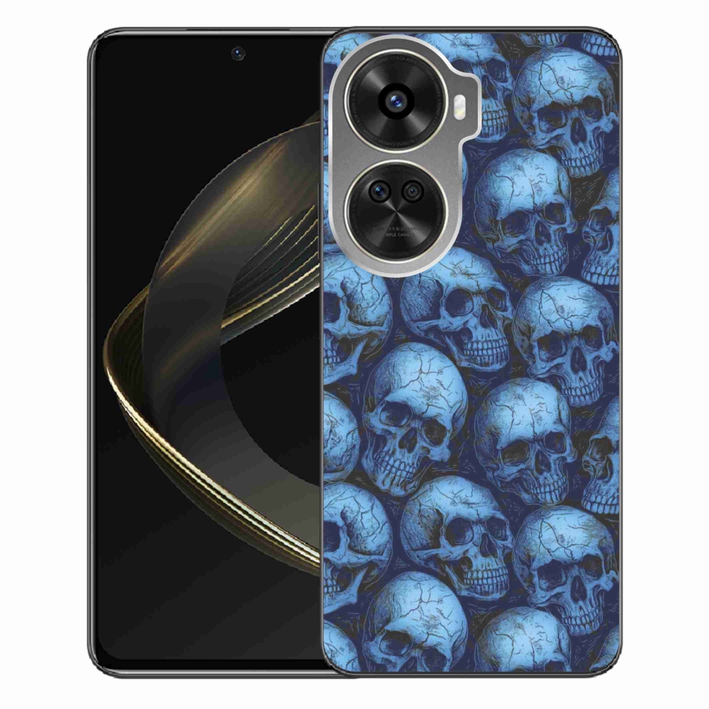 Gél borítás mmCase a Huawei Nova 12 SE számára - koponyák