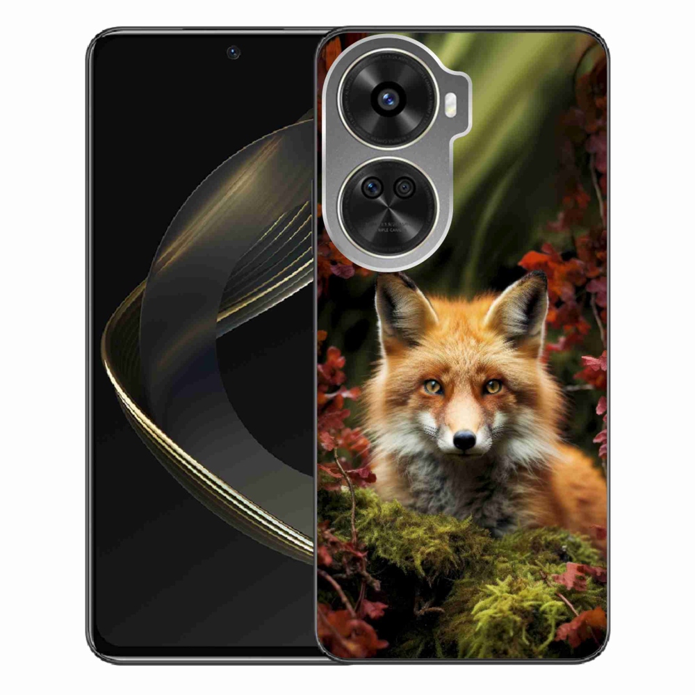 Gél borítás mmCase a Huawei Nova 12 SE-hez - róka az erdőben