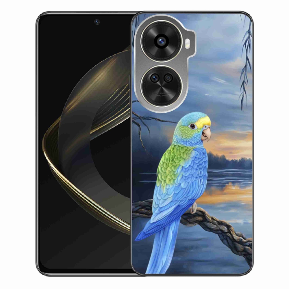 Gél borítás mmCase a Huawei Nova 12 SE-hez - kék papagáj