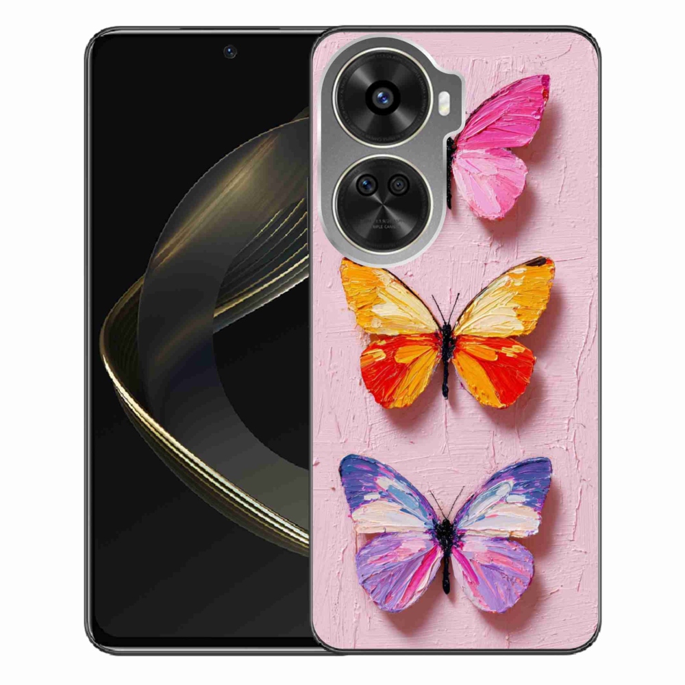 Gél borítás mmCase a Huawei Nova 12 SE számára - pillangó szentháromság