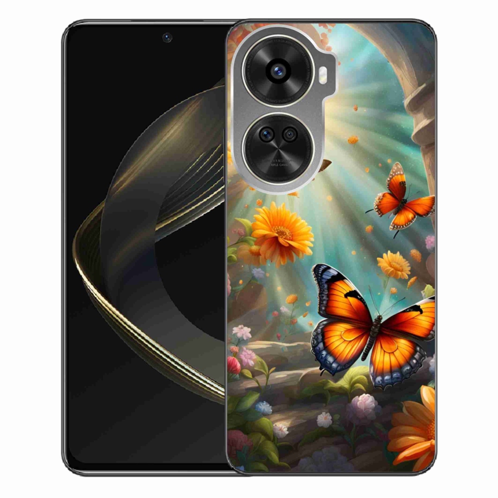 Gél borítás mmCase a Huawei Nova 12 SE számára - pillangókert 2