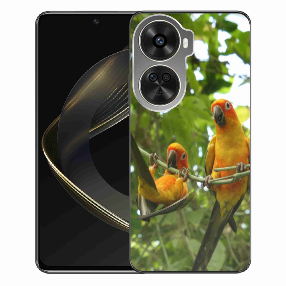 Gél borítás mmCase a Huawei Nova 12 SE számára - papagájok aratingy