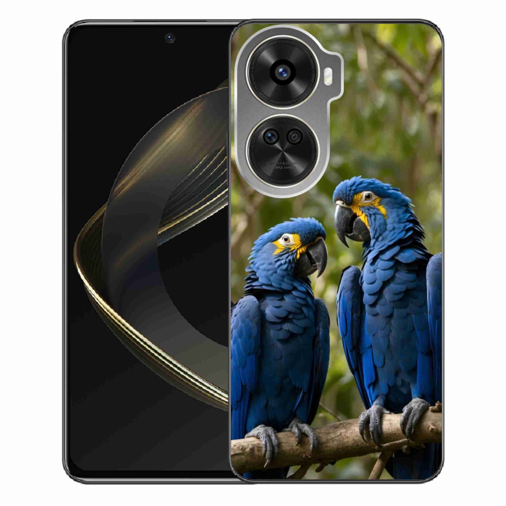 Gél borítás mmCase a Huawei Nova 12 SE számára - papagáj duó