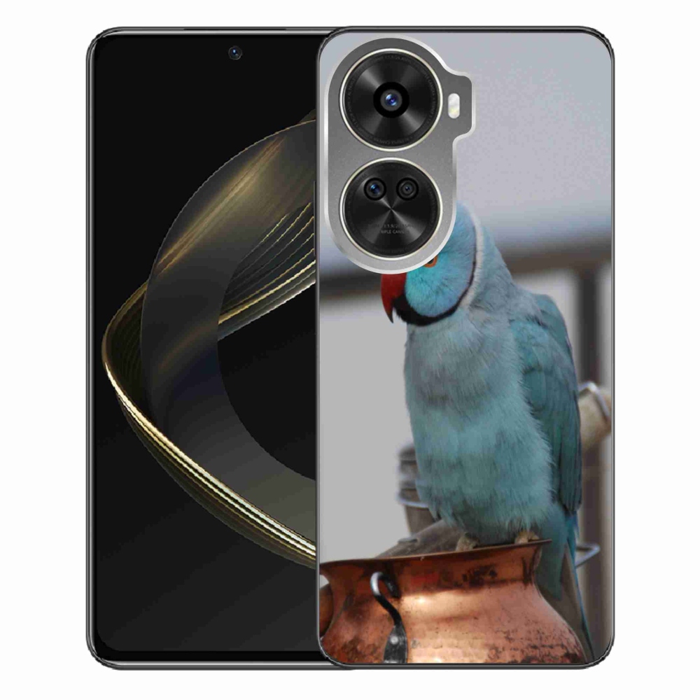 Zselés borítás mmCase a Huawei Nova 12 SE-hez - papagáj alexander kék