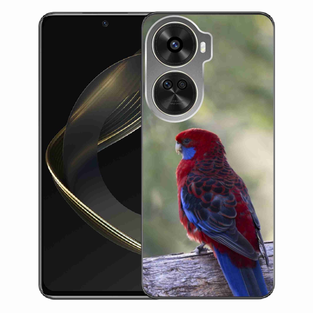 Zselés borítás mmCase a Huawei Nova 12 SE-hez - papagáj rózsa