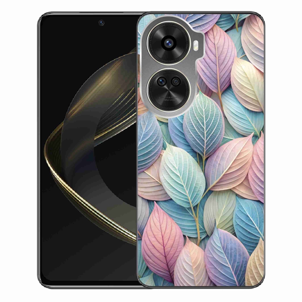 Gél borító mmCase a Huawei Nova 12 SE-hez - pasztell levelek