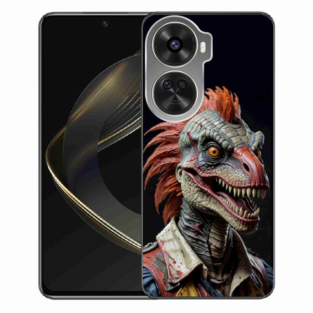 Gél borítás mmCase a Huawei Nova 12 SE-hez - punk dinoszaurusz