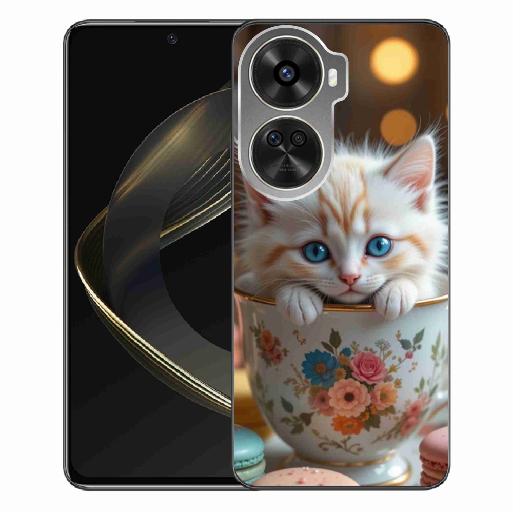 Gél borító mmCase a Huawei Nova 12 SE-hez - aranyos cica 6