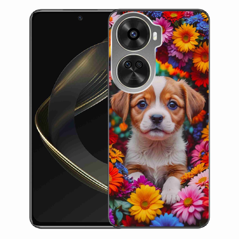 Gél borítás mmCase a Huawei Nova 12 SE számára - aranyos kiskutya