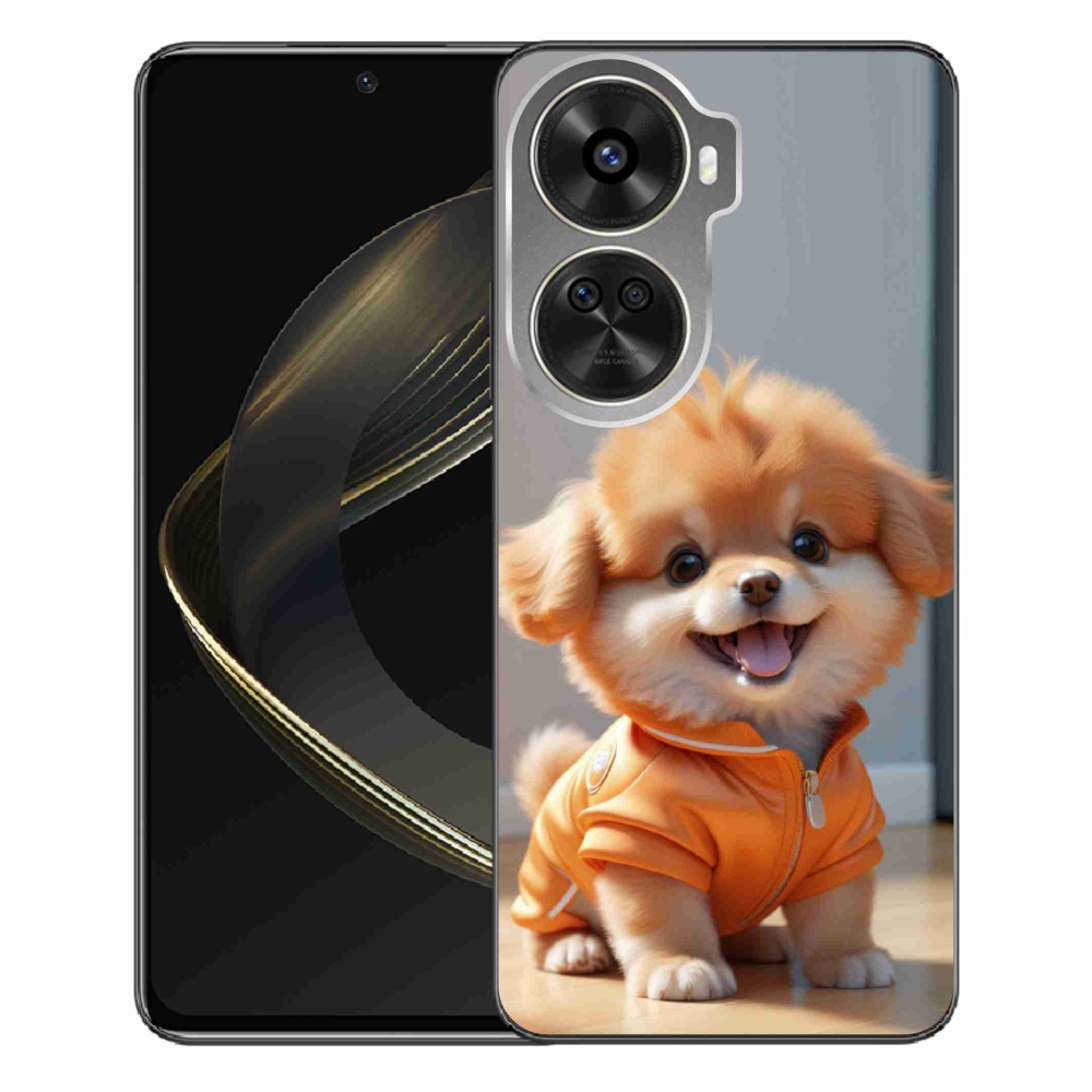 Gél borítás mmCase a Huawei Nova 12 SE-hez - aranyos pomerániai pulóverben