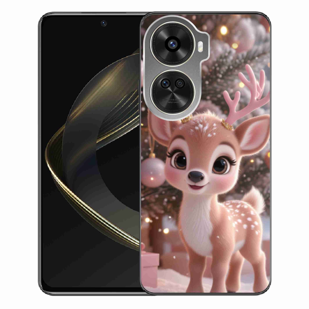 Gél borítás mmCase a Huawei Nova 12 SE számára - aranyos rénszarvas