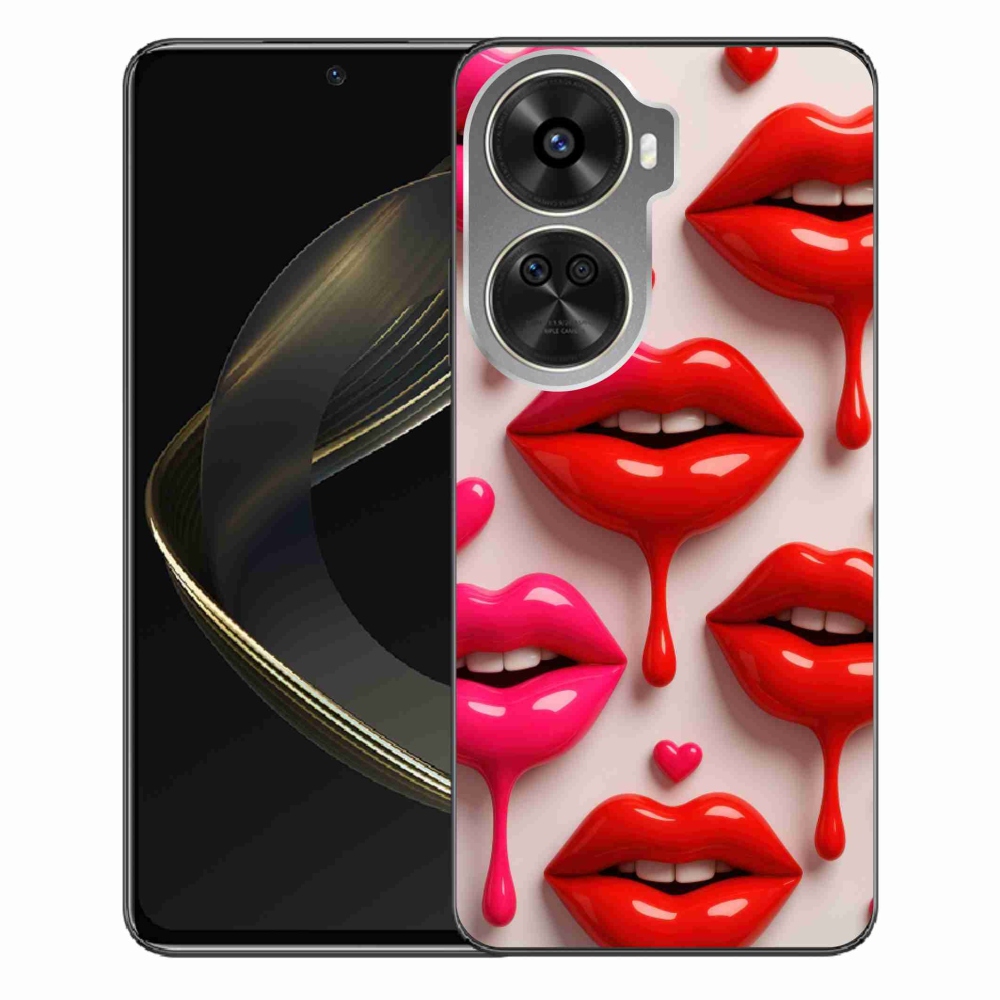 Gél borítás mmCase a Huawei Nova 12 SE számára - ajkak 2