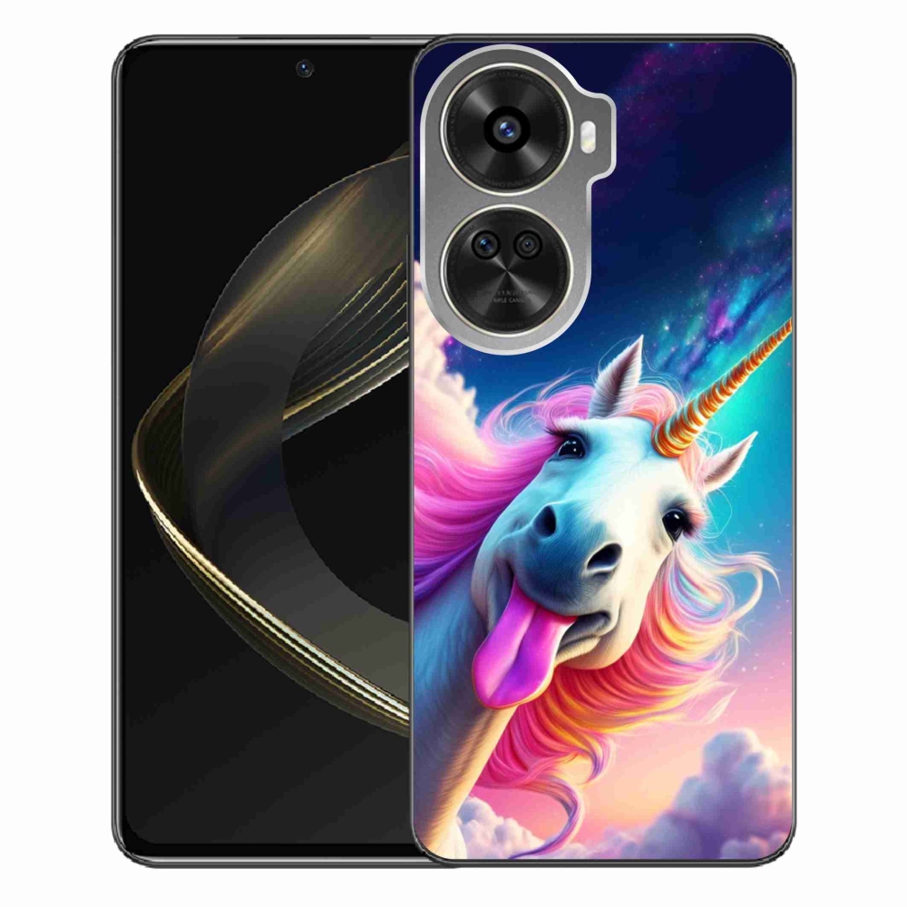 Gél borítás mmCase a Huawei Nova 12 SE számára - őrült egyszarvú