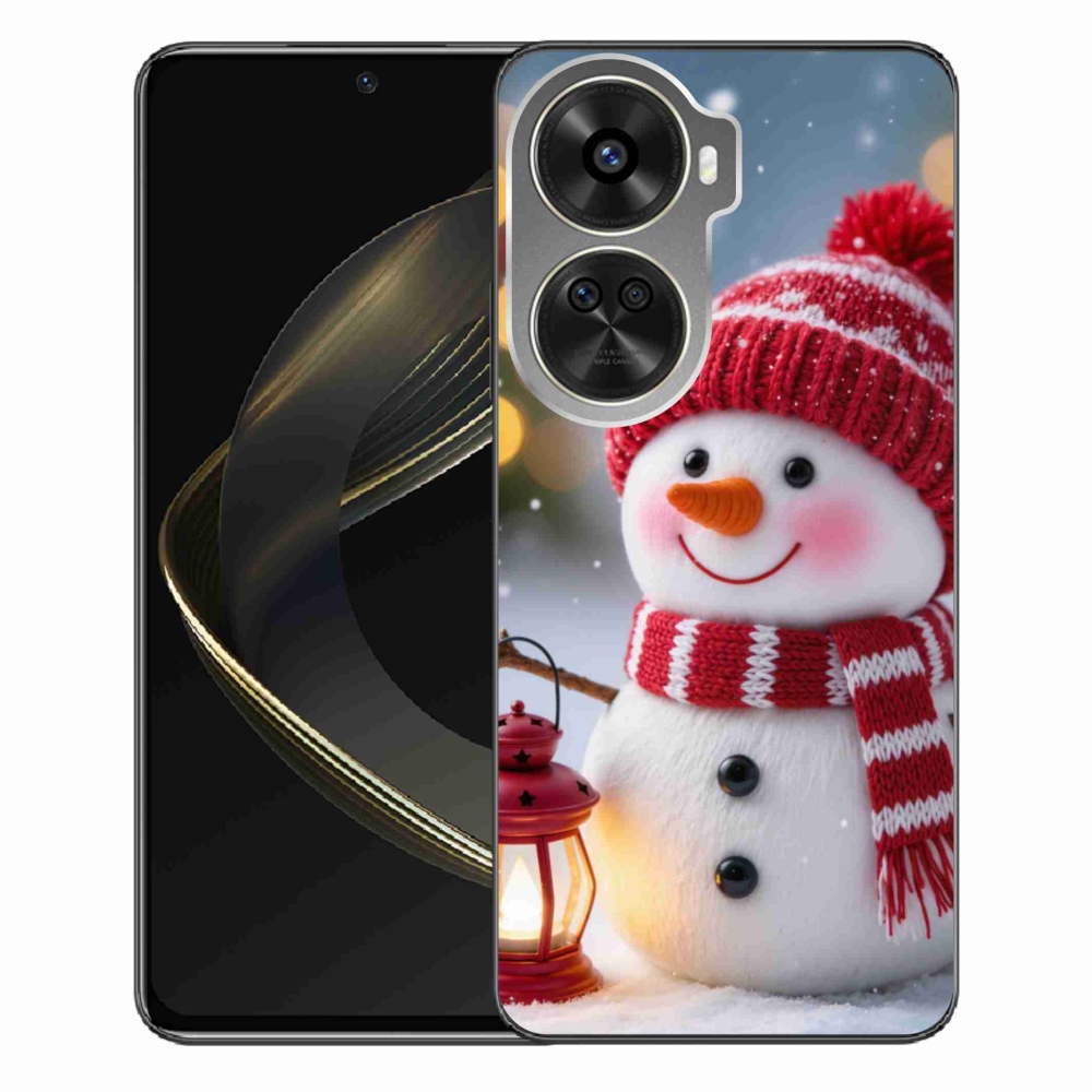 Gél borítás mmCase a Huawei Nova 12 SE-hez - hóember 2