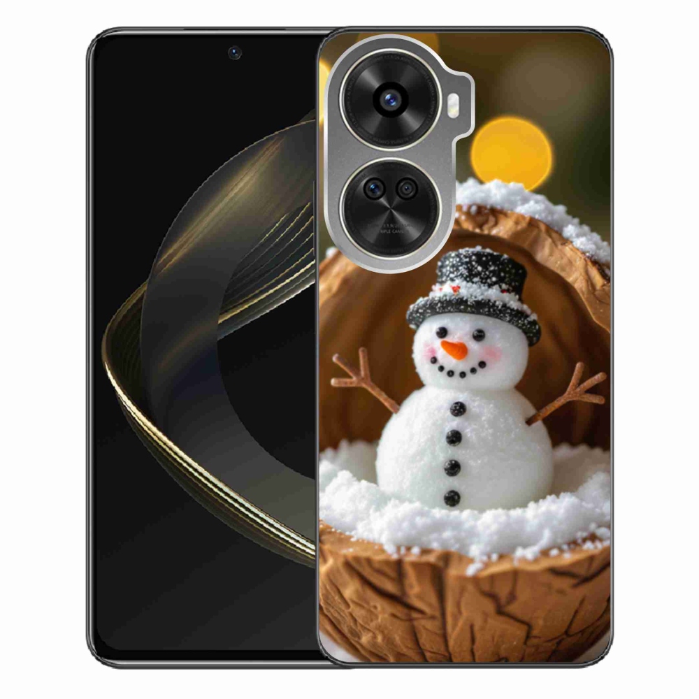 Gél borítás mmCase a Huawei Nova 12 SE számára - hóember 4