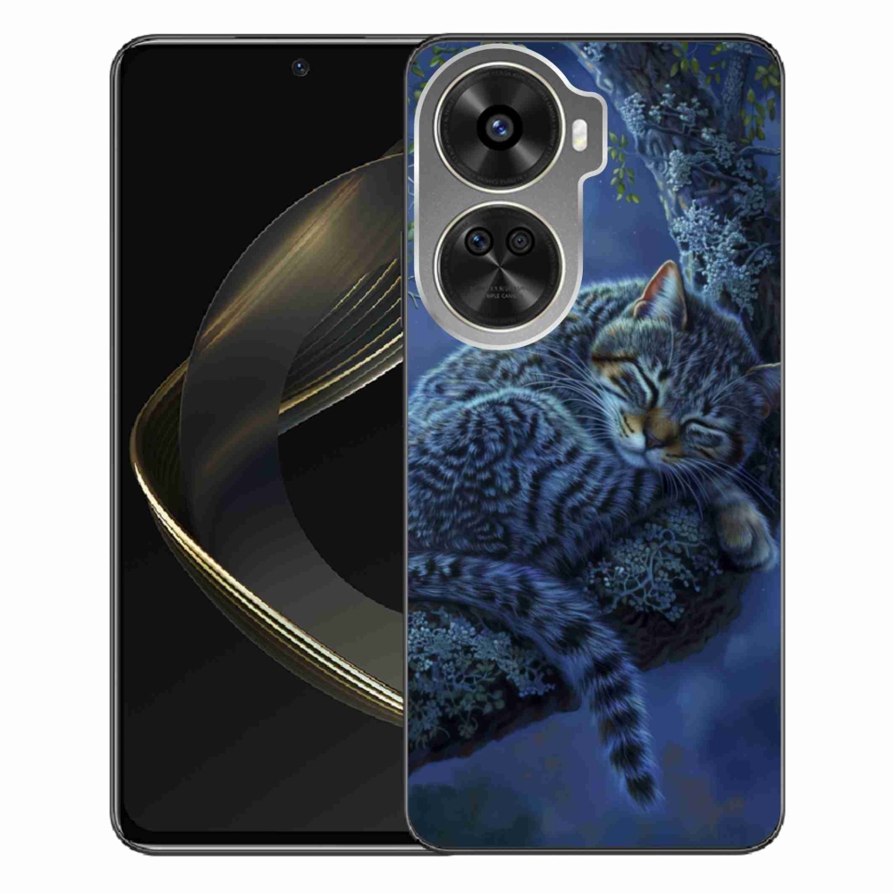 Gél borítás mmCase a Huawei Nova 12 SE-hez - alvó macska