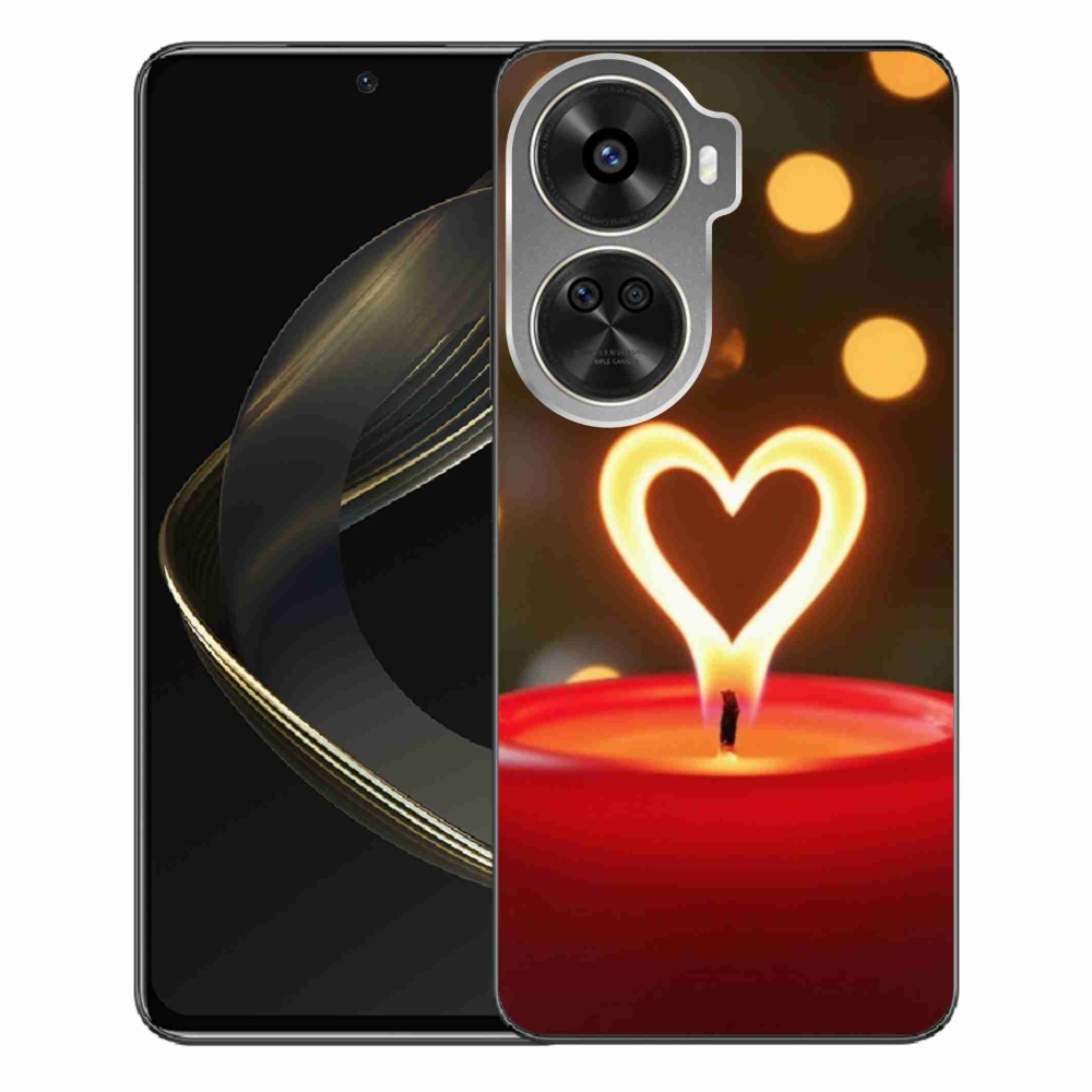 Gél borítás mmCase a Huawei Nova 12 SE-hez - láng szíve