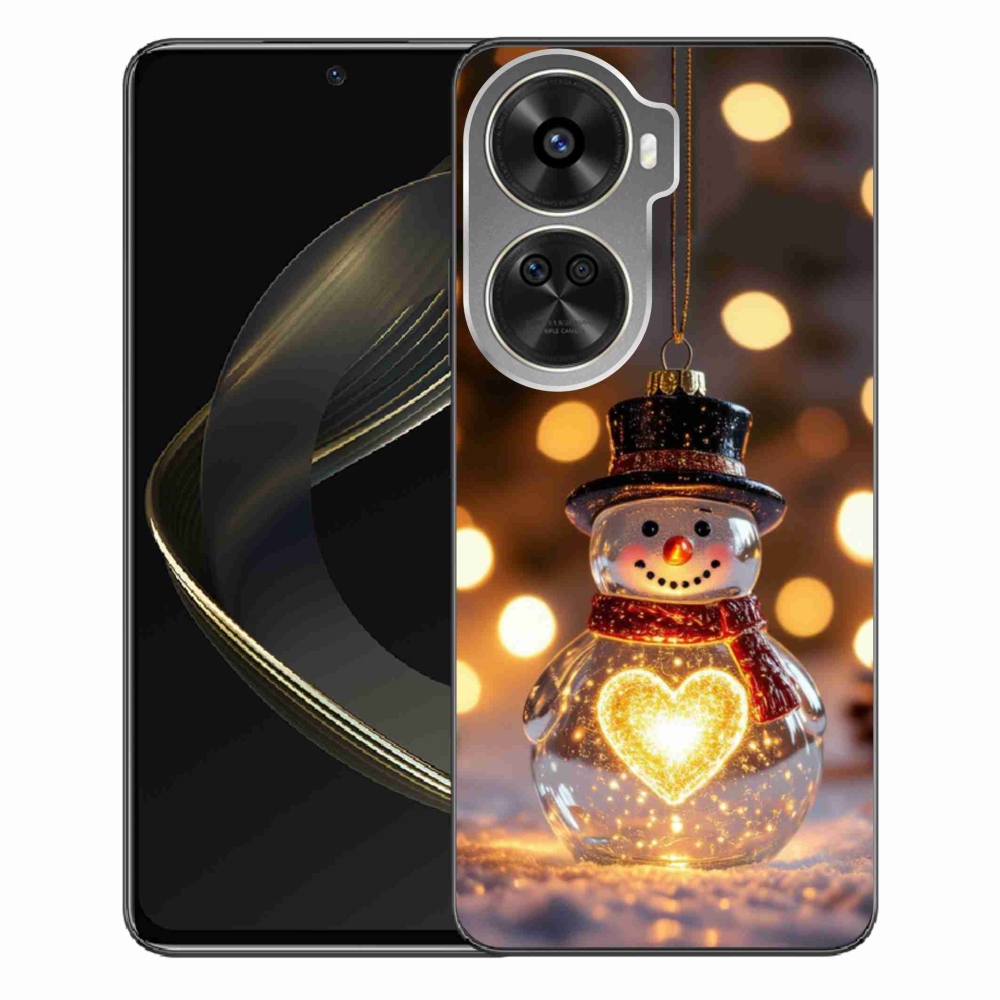 Gél borítás mmCase a Huawei Nova 12 SE számára - karácsonyi hóember