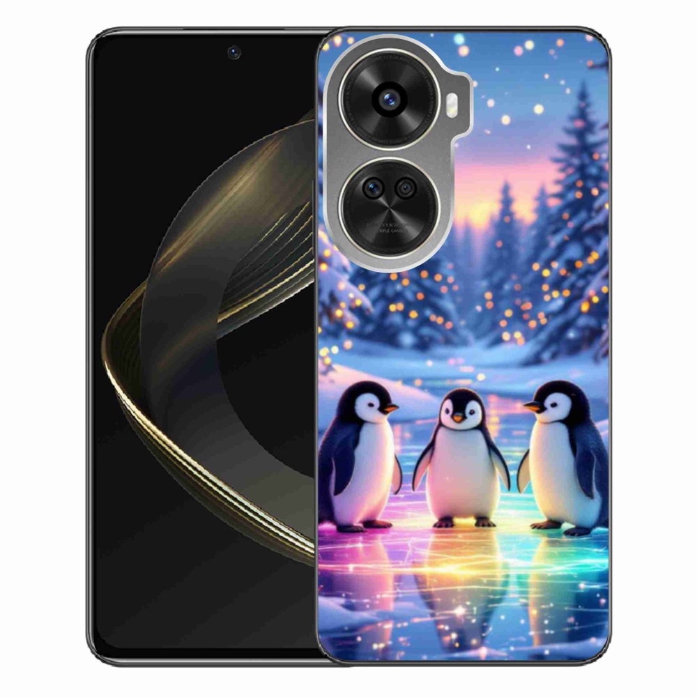 Gél borítás mmCase a Huawei Nova 12 SE számára - pingvinek