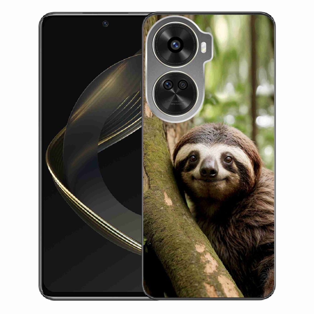Gél borítás mmCase a Huawei Nova 12 SE-hez - mosolygó lajhár