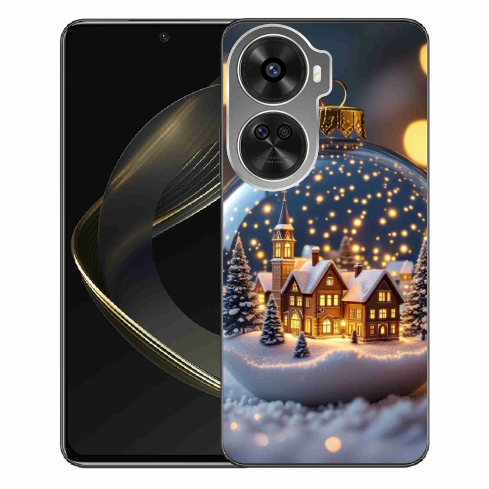 Gél borítás mmCase a Huawei Nova 12 SE-hez - Karácsonyi golyók 4
