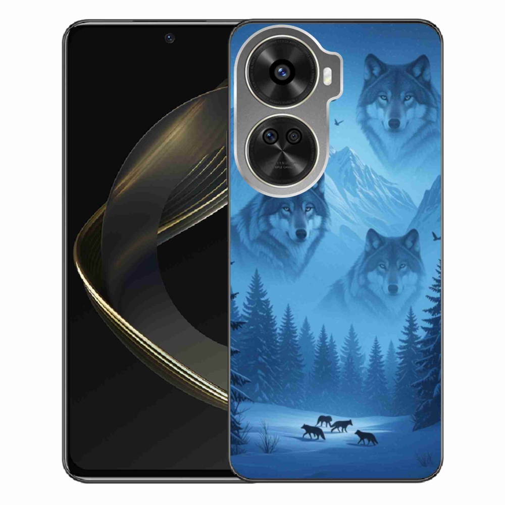 Gél borítás mmCase a Huawei Nova 12 SE számára - farkas csomag