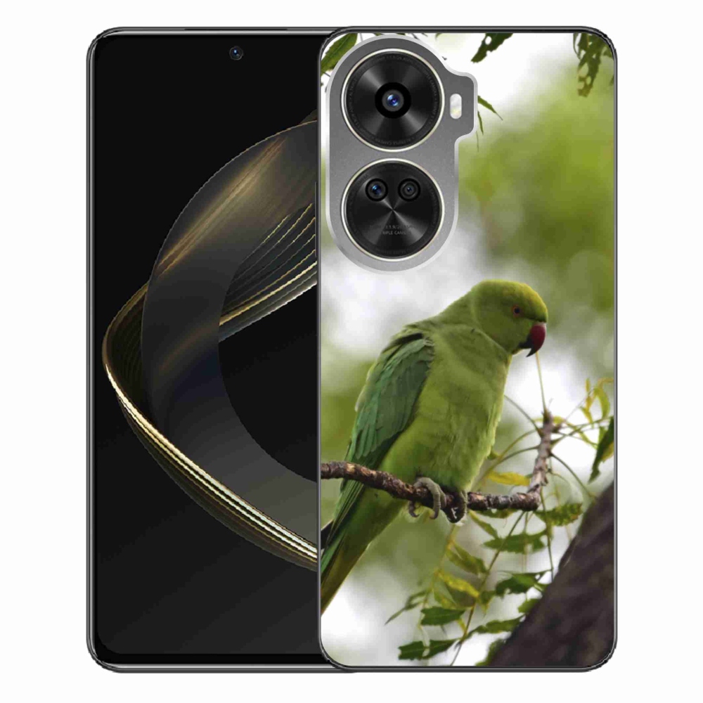 Zselés borítás mmCase a Huawei Nova 12 SE-hez - zöld papagáj