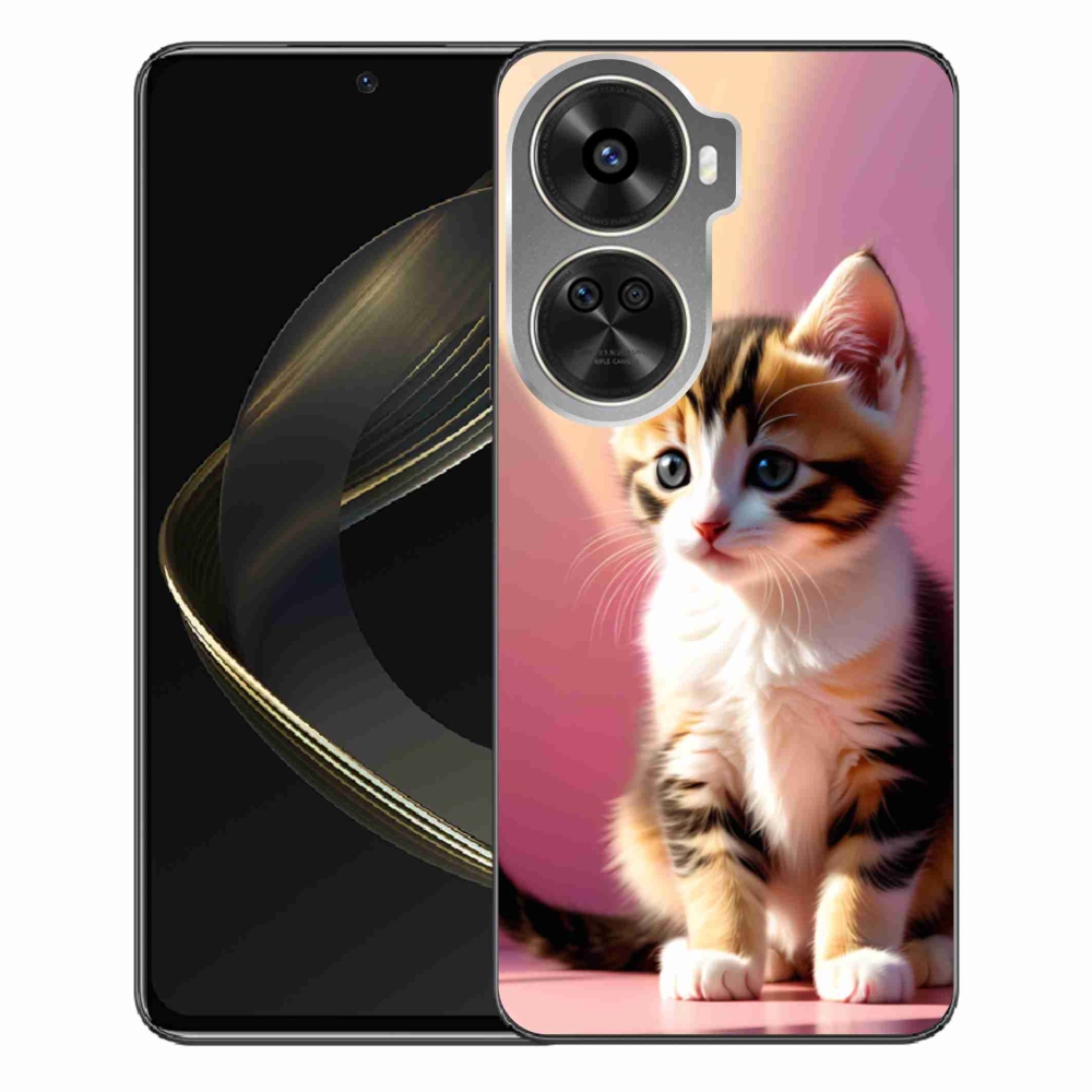 Gél borítás mmCase a Huawei Nova 12 SE számára - kíváncsi cica 2