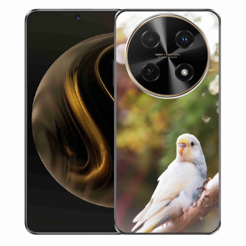 Zselés borítás mmCase a Huawei Nova 12i készülékhez - andulka fehér