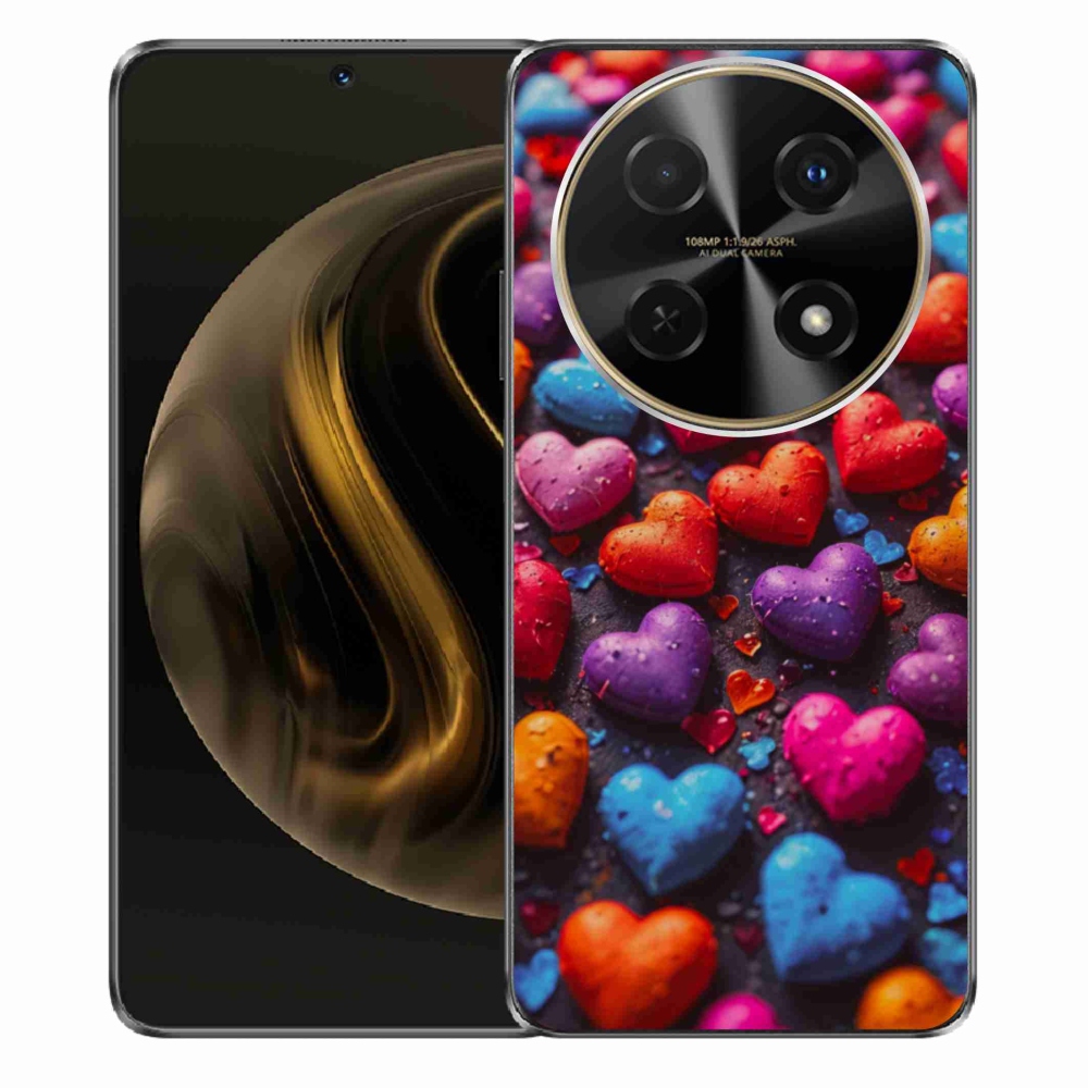 Gél borítás mmCase a Huawei Nova 12i készülékhez - színes szív