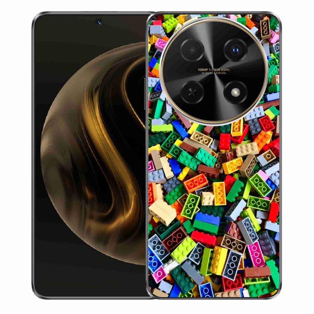 Gél borítás mmCase a Huawei Nova 12i készülékre - színes építőelemek