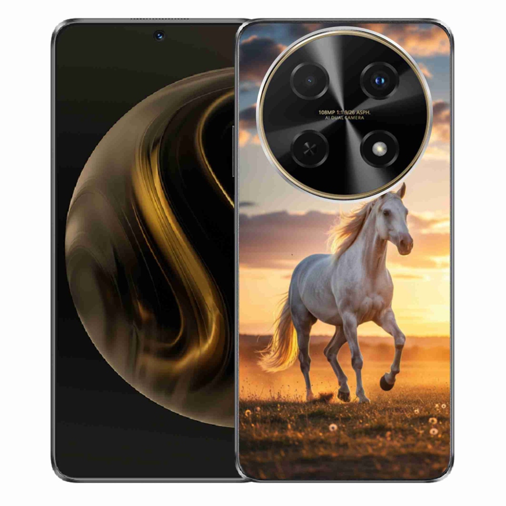 Gél borítás mmCase a Huawei Nova 12i - futó fehér ló 2