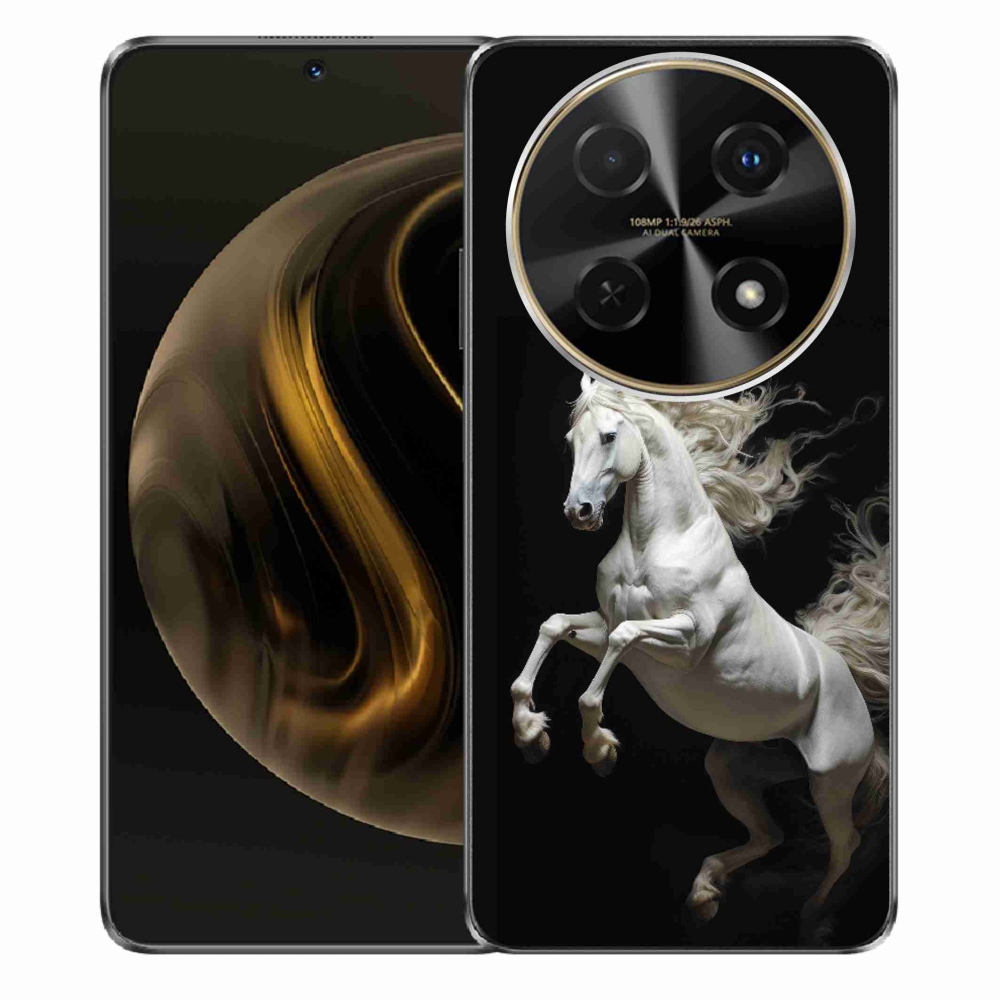 Gél borítás mmCase a Huawei Nova 12i készülékhez - fehér ló 4