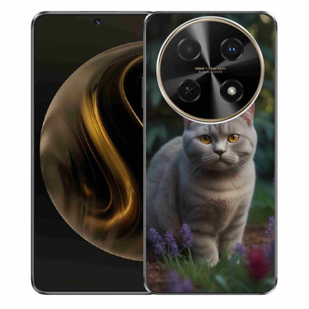 Zselés borítás mmCase a Huawei Nova 12i készülékhez - brit macska
