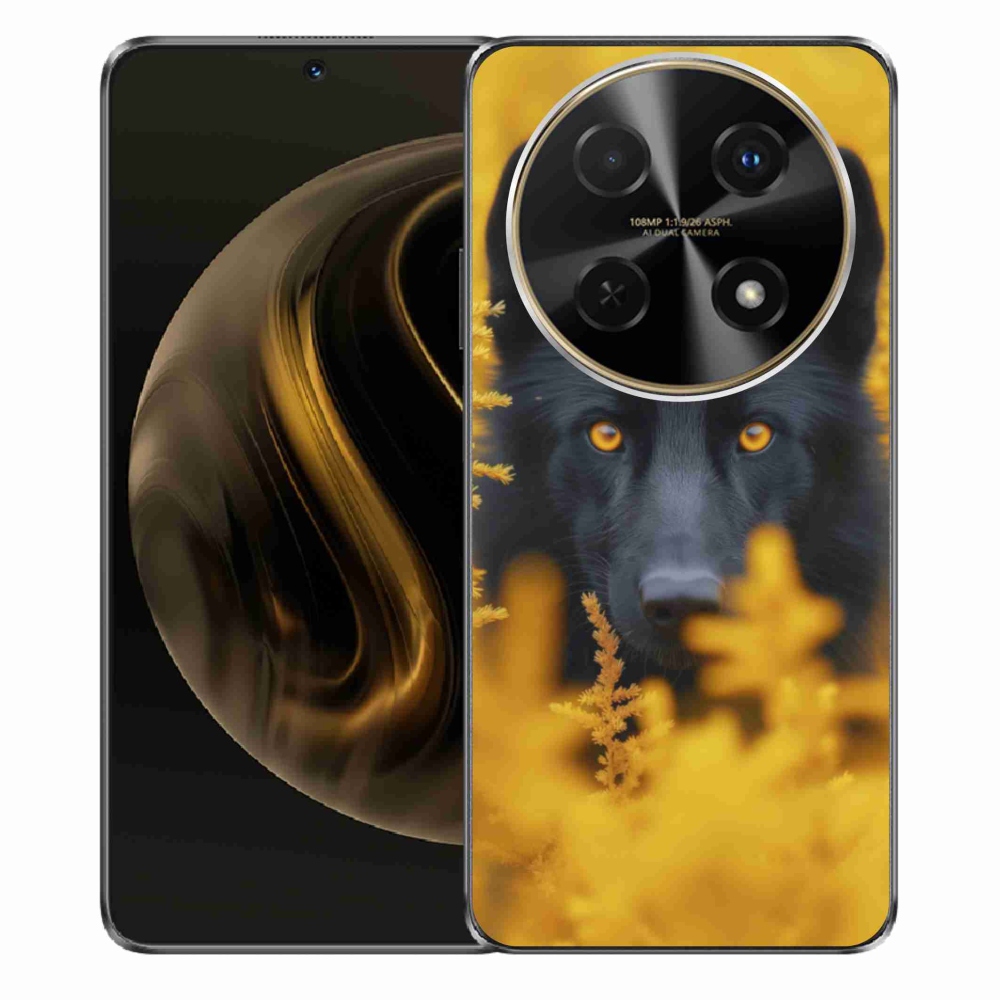 Zselés borítás mmCase a Huawei Nova 12i készülékhez - fekete farkas 2