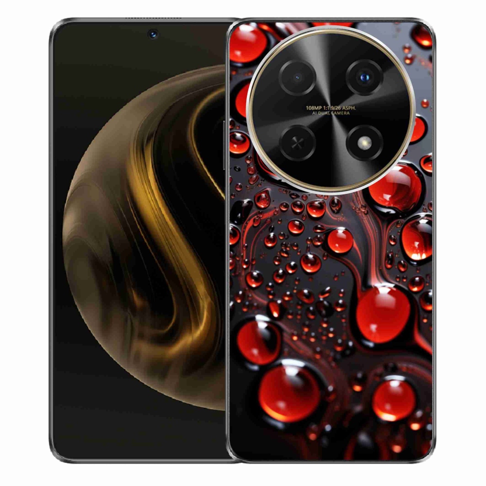Gél borítás mmCase a Huawei Nova 12i - piros cseppek 2