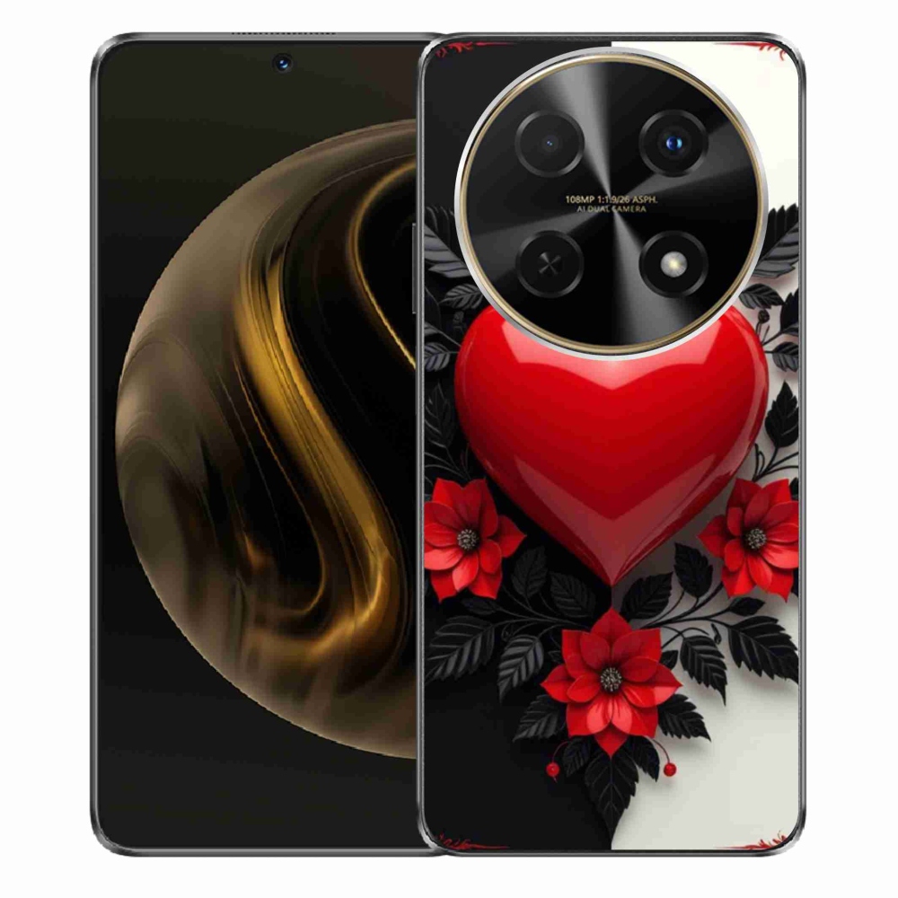 Gél borítás mmCase a Huawei Nova 12i készülékhez - piros szív
